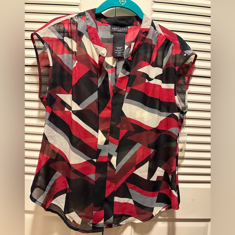 DONATED ❌Metaphor, Very Sheer Blouse, Sz MP